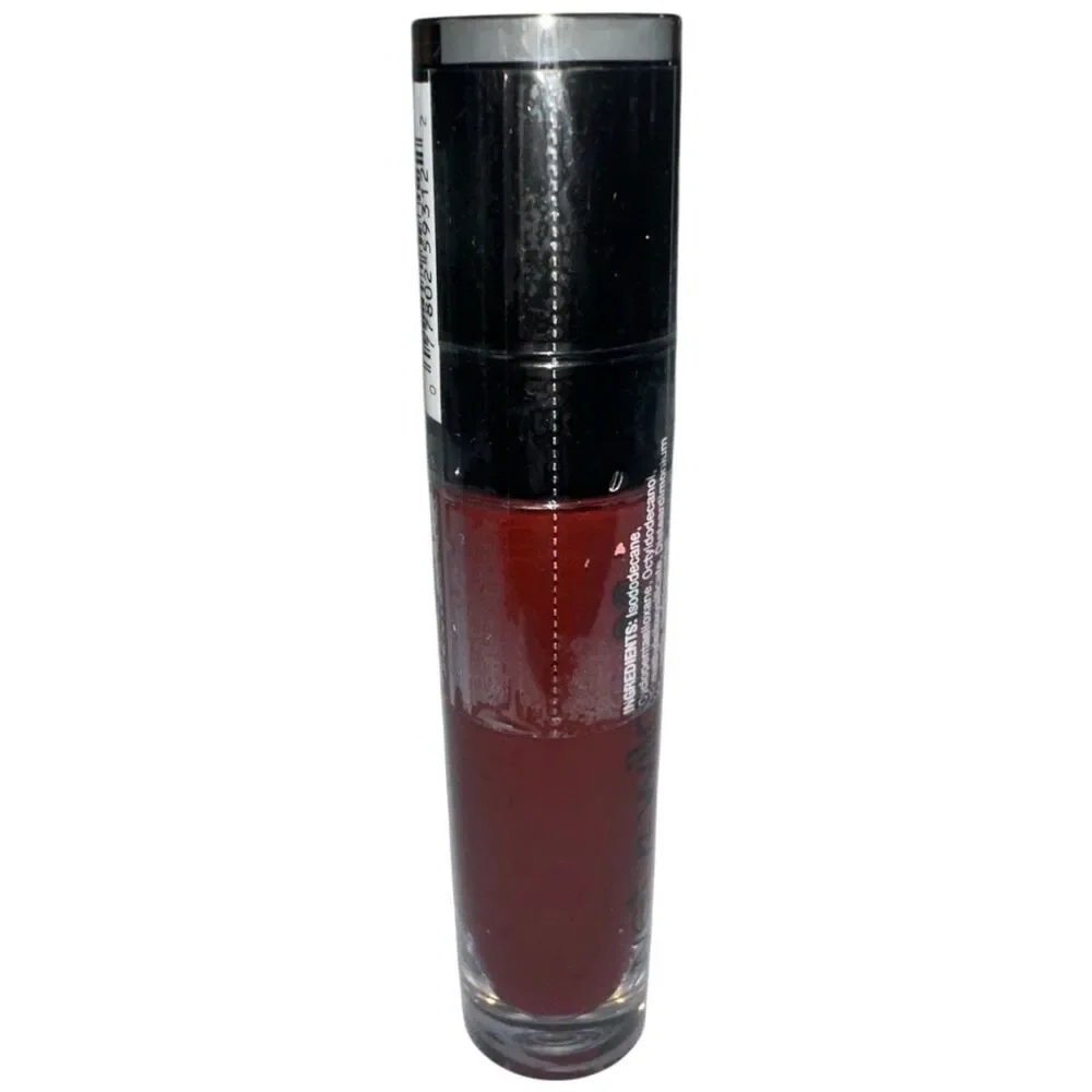Wet n Wild Video Vixen 931B Liquid Catsuit Matte Lipstick Dark Berry Red NOS